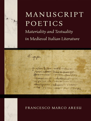 cover image of Manuscript Poetics